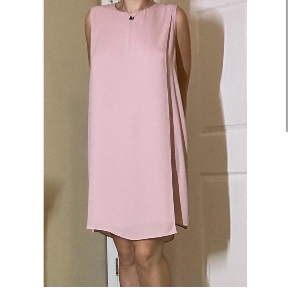BCBGMaxAzria Blush Pink Sleeveless Shift Dress